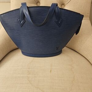 Louis Vuitton EPI ST Jaques Blue Tote. This Bag Is In Excellent Conditon.